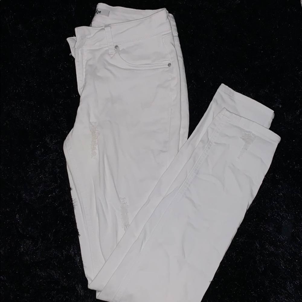 White Ripped Jeans